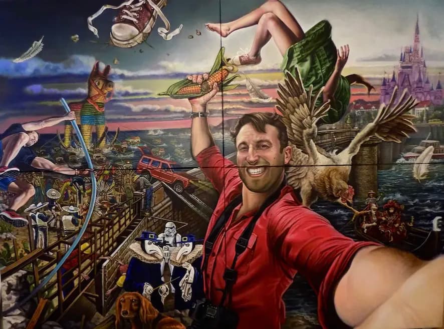 Diego Perez - Selfie on The Wall